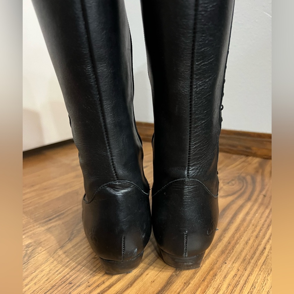 Fluevog Truth "Britney" tall boots, black, size 7 - Picture 7 of 15